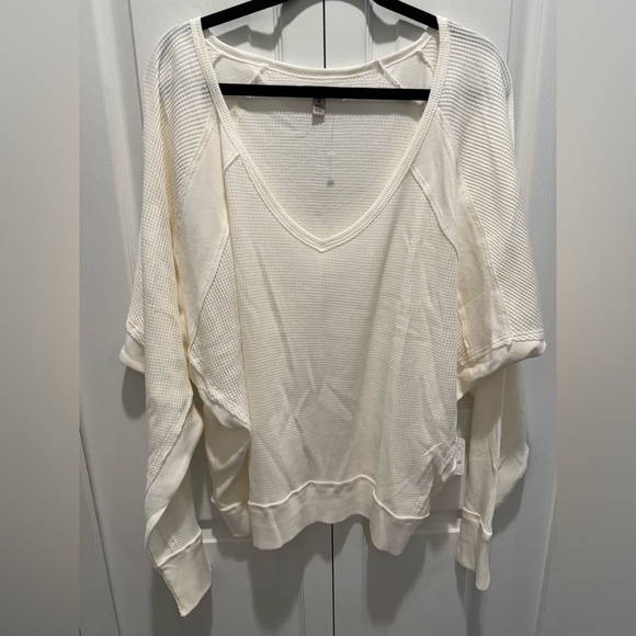 Free People Santa Clara Thermal Top - Alabaster - Picture 5 of 7